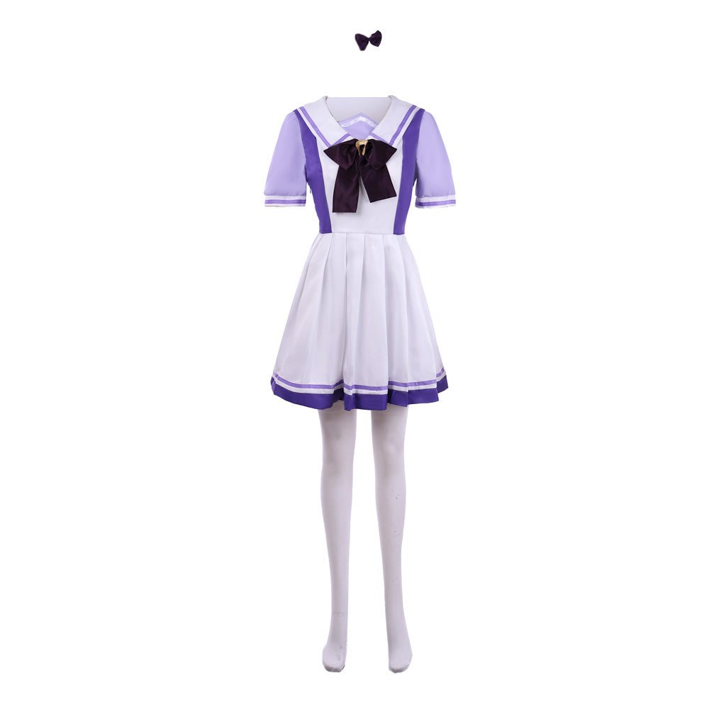 Uniforme Escolar Feminino McQueen de Uma Musume Pretty Derby para Cosplay - Estrela Cosplay