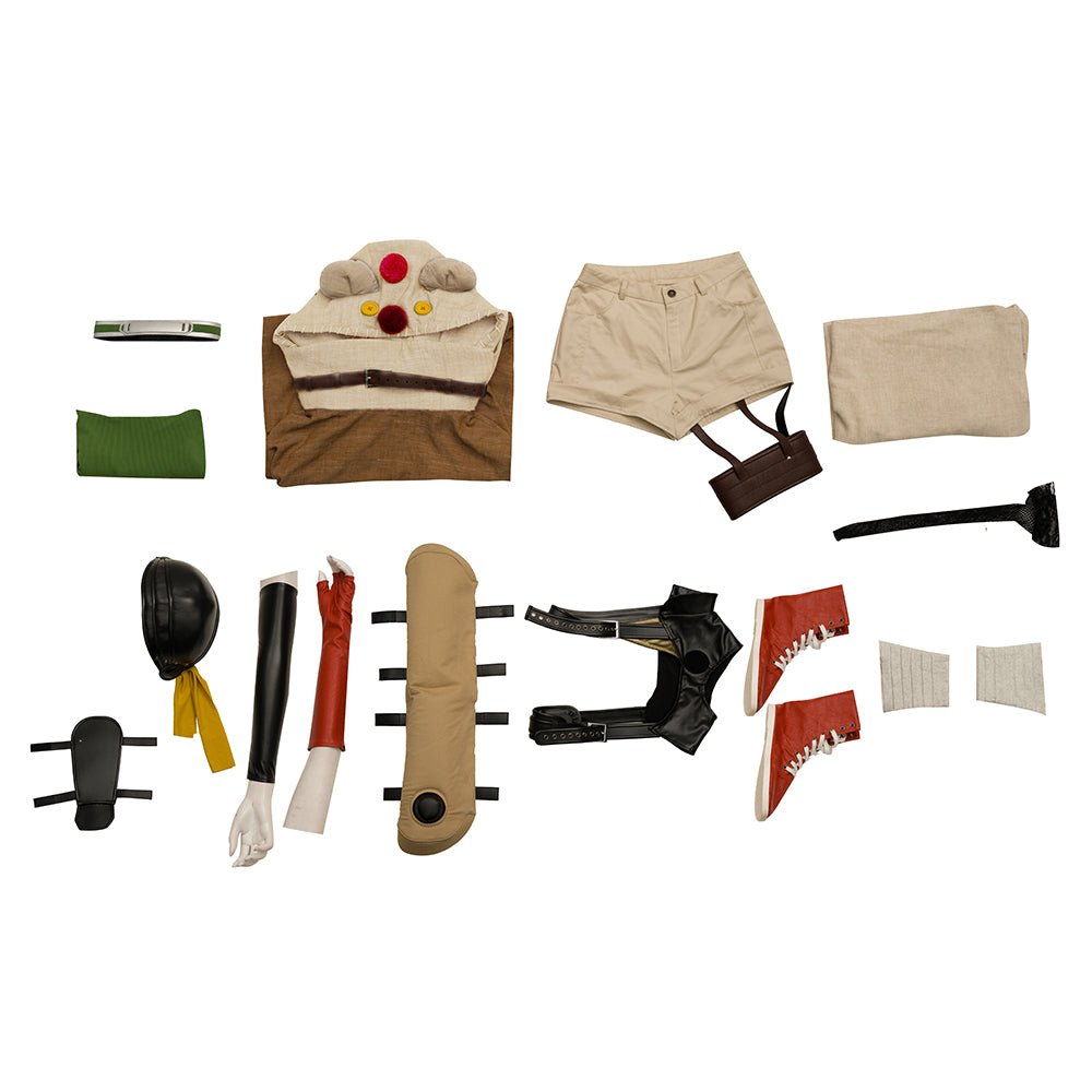 Fantasia de Yuffie Kisaragi de Final Fantasy VII - Traje de Halloween e Festival para Mulheres - Estrela Cosplay