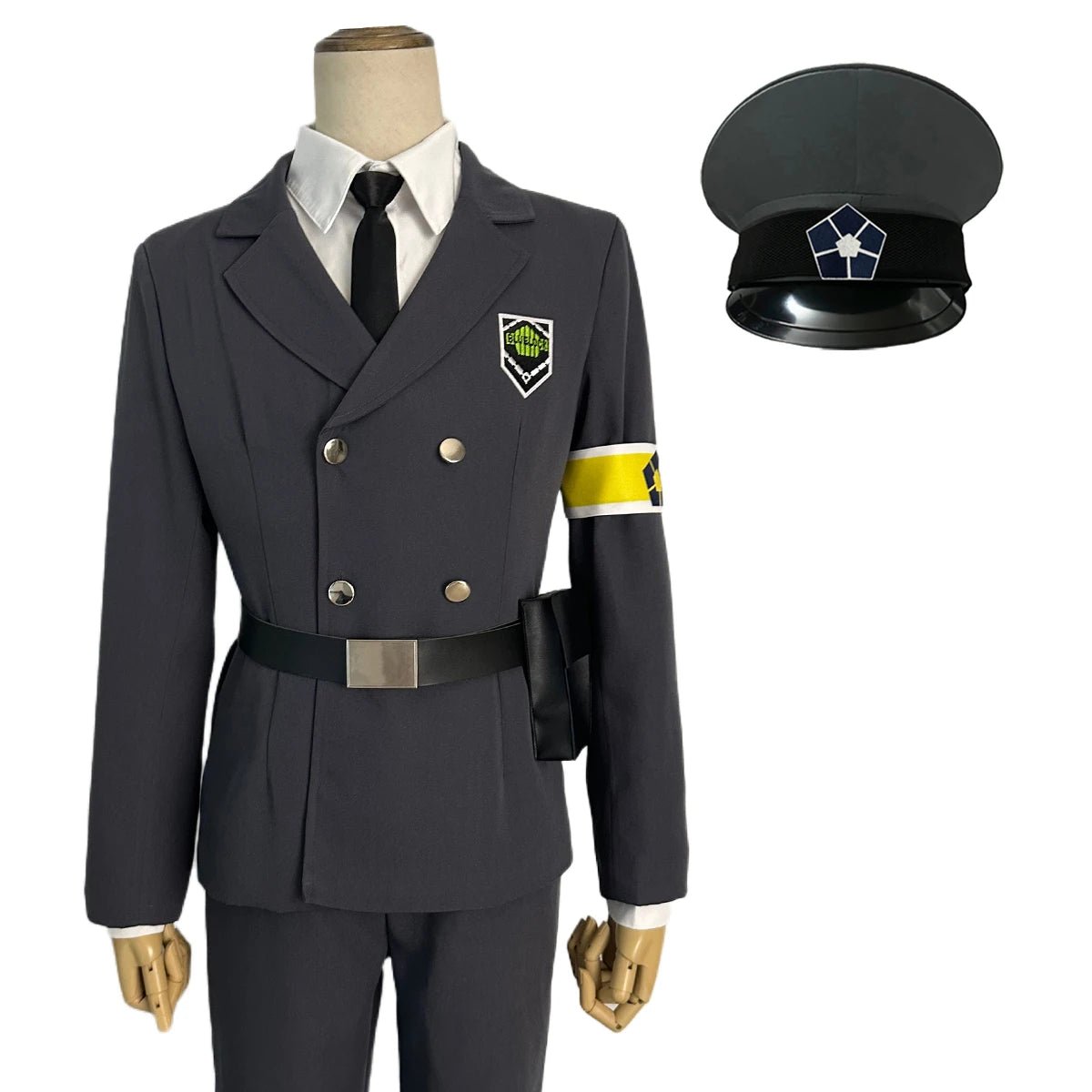 Traje de Cosplay Guarda da Exposição Blue Lock Anime - Rin Itoshi, Isagi, Bachira, Nagi, Chigiri, Reo, Barou, Kunigami com Peruca e Rede de Rosa - Estrela Cosplay