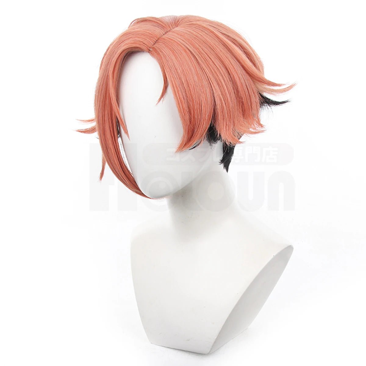 Peruca Shuto Sendou Blue Lock Cosplay Rosa Rede Fibra Sintética Tamanho Ajustável Resistente ao Calor Halloween - Estrela Cosplay