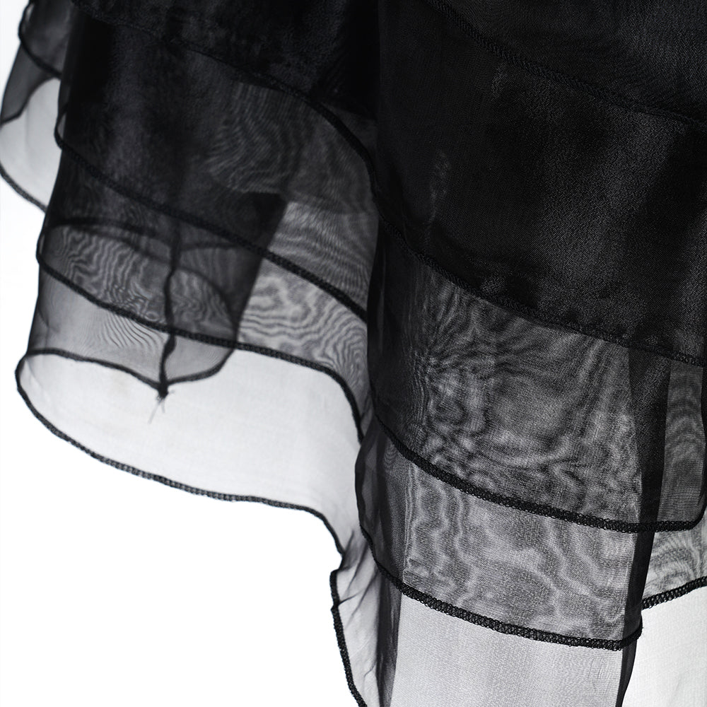 Vestido de Baile Wednesday Addams A Família Addams Filme Cosplay - Estrela Cosplay