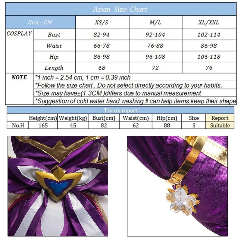 Fantasia de Cosplay Akali Guardião Estelar LOL - Traje Completo para Mulheres - Estrela Cosplay