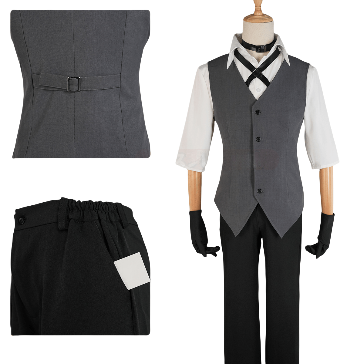 Fantasia de Chuuya Nakahara Cosplay - Bungo Stray Dogs Anime - Estrela Cosplay