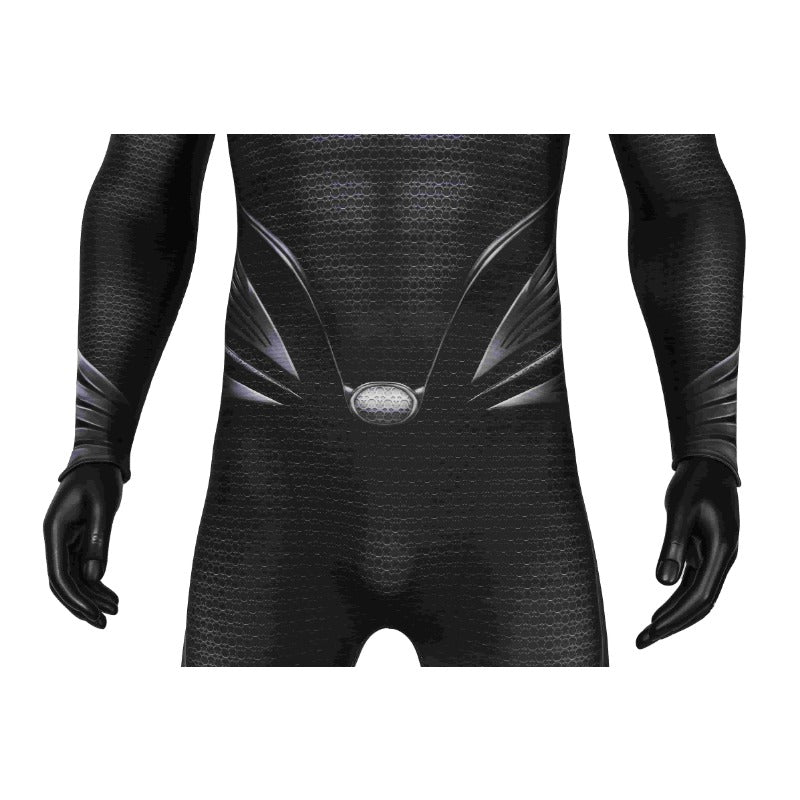 Liga da Justiça Homem de Aço Superman Clark Kent Preto Fantasia Cosplay para Crianças & Adultos - Estrela Cosplay