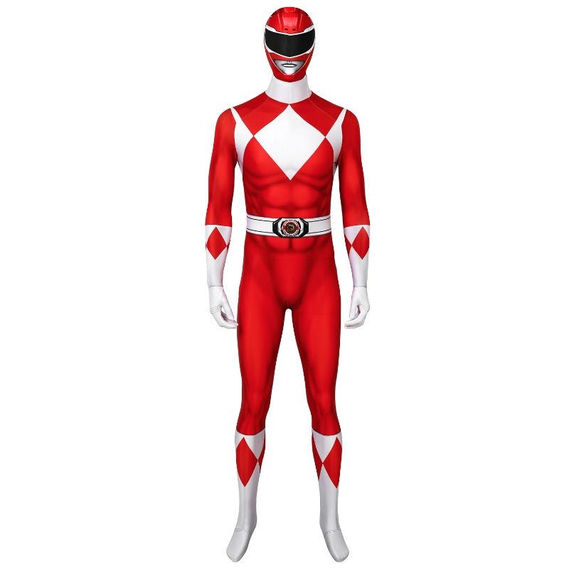 Traje Cosplay Ranger Vermelho MMPJ – Mighty Morphin Power Rangers - Estrela Cosplay
