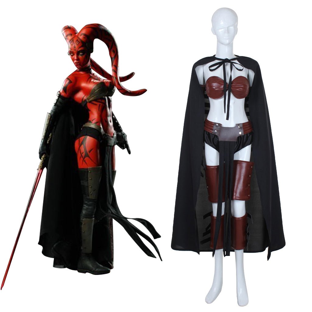 Traje de Cosplay Darth Talon - Star Wars Sith Lord Lethan Twi'lek para Halloween - Estrela Cosplay