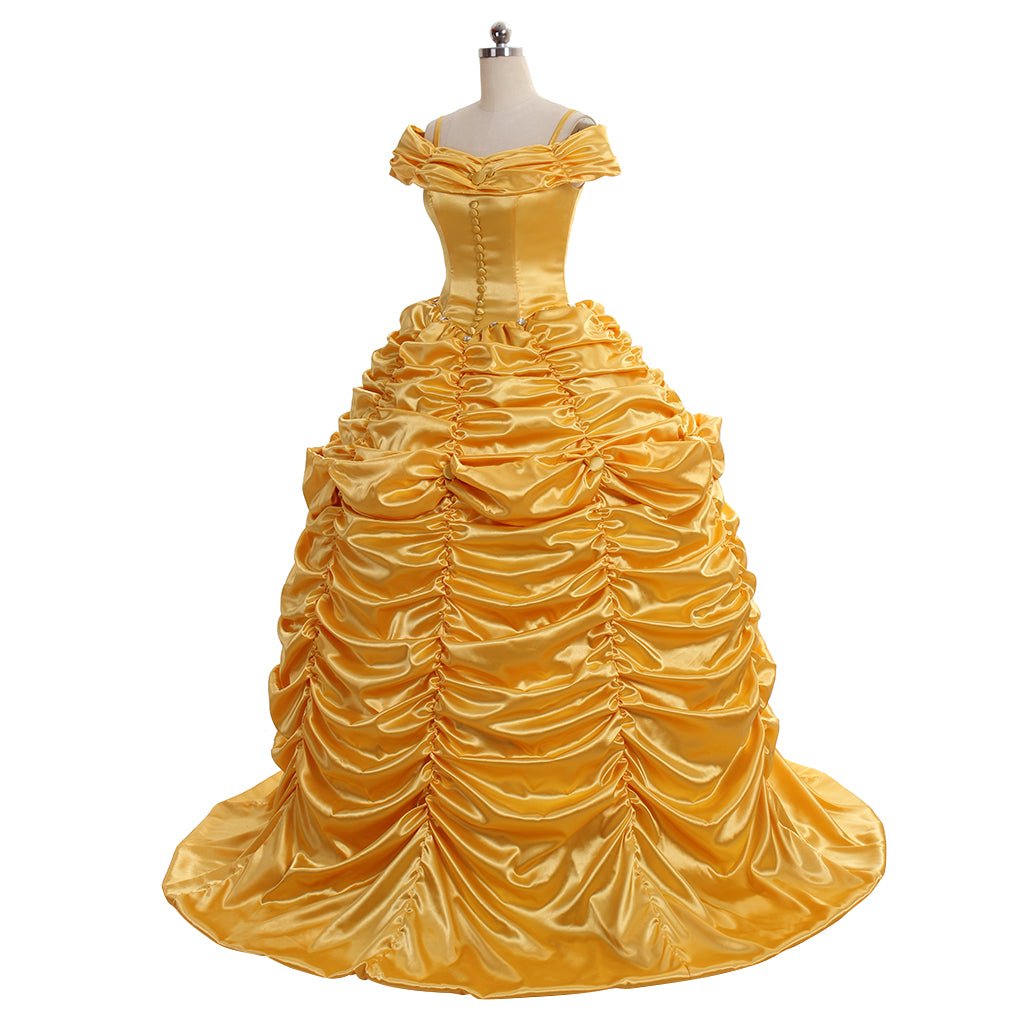 Fantasia Princesa Belle Cosplay | Vestido Adulto Princesa Disney Belle para Halloween e Festas Temáticas - Estrela Cosplay