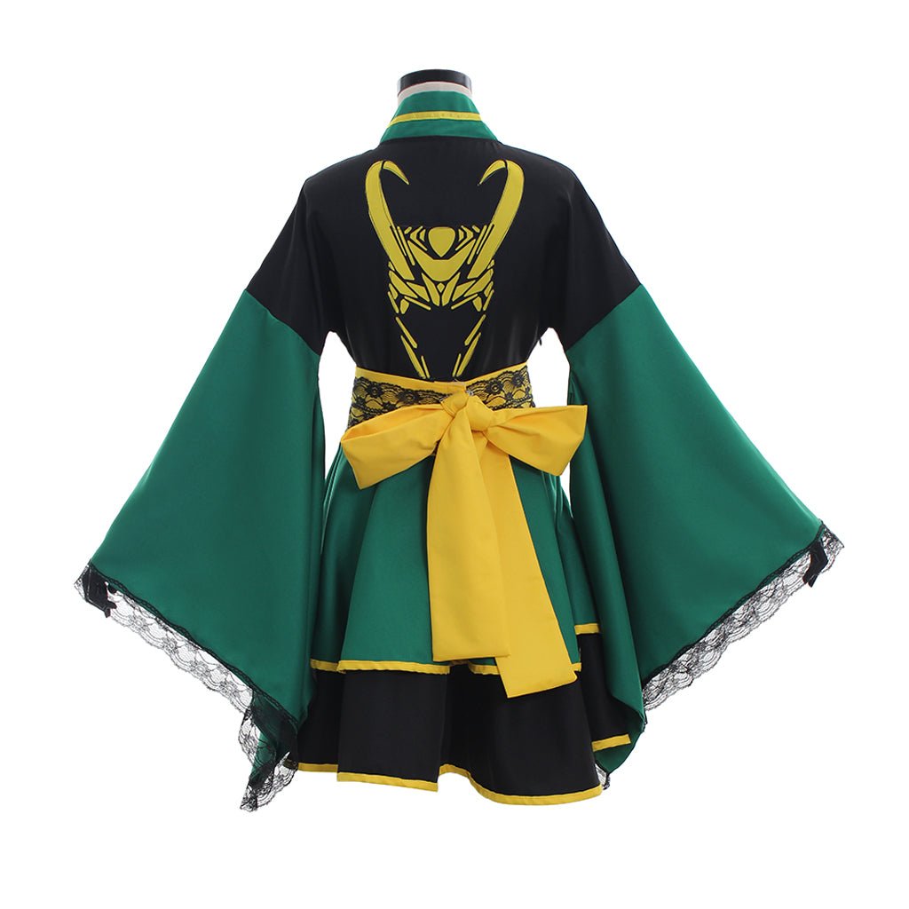 Vestido Kimono Loki Fantasia Cosplay Personalizado - Estrela Cosplay