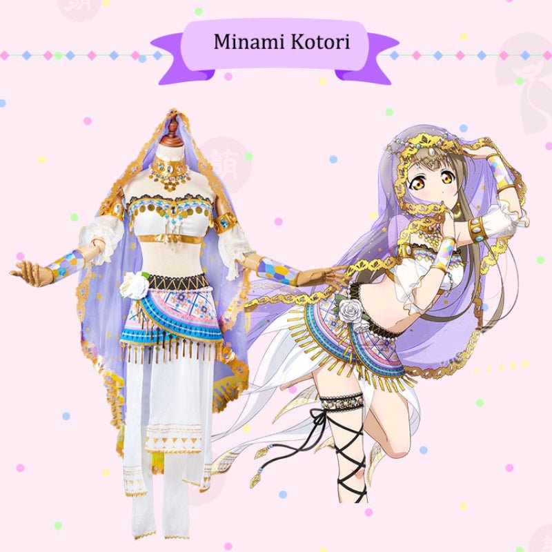 Fantasia Cosplay de Todos os Personagens de Anime Love Live - Dançarinas Lovelive Kousaka Honoka Minami - Estrela Cosplay