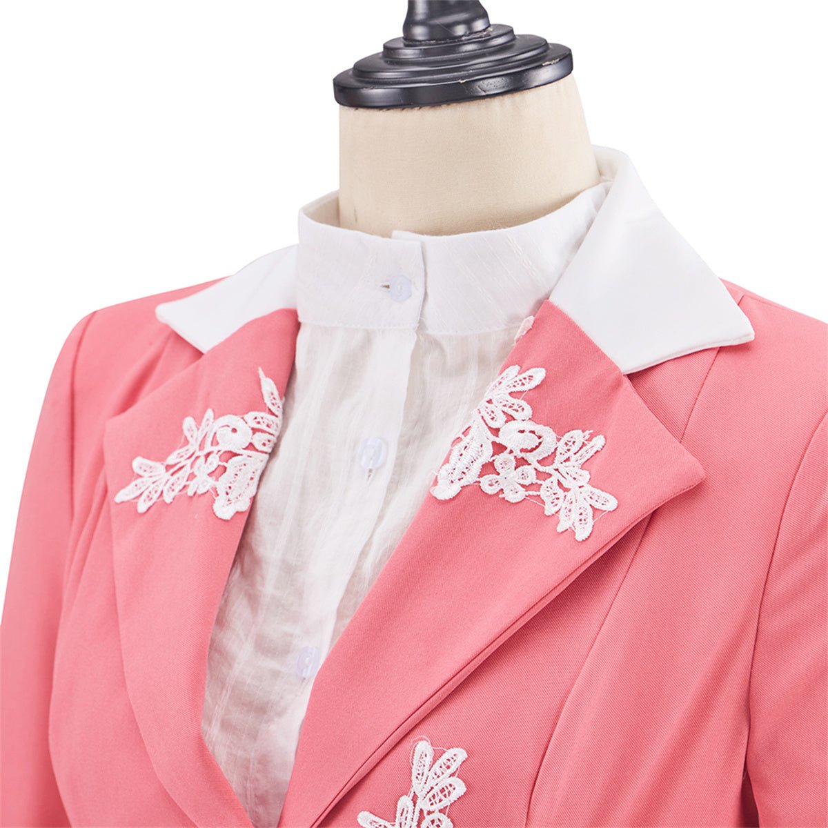 Fantasia Edward Rosa Cosplay - Conjunto Elegante Saia Rosa - Estrela Cosplay