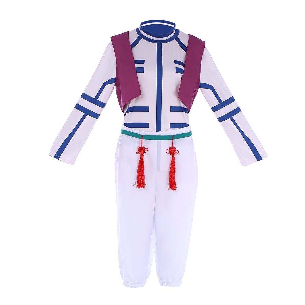 Fantasia de Akaza de Demon Slayer - Peruca e Traje da Lua Superior Três - Estrela Cosplay