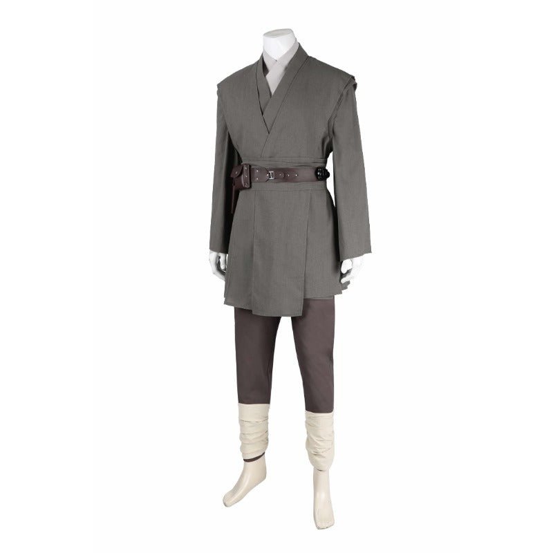 Traje de Cosplay Obi-Wan Kenobi Conjunto Completo - Manto Jedi para Halloween e Carnaval - Estrela Cosplay