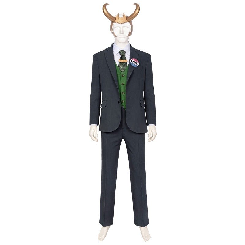Fantasia de Prisão de Loki 2021 para Homens e Mulheres - Casaco de Halloween Marvel TVA - Estrela Cosplay