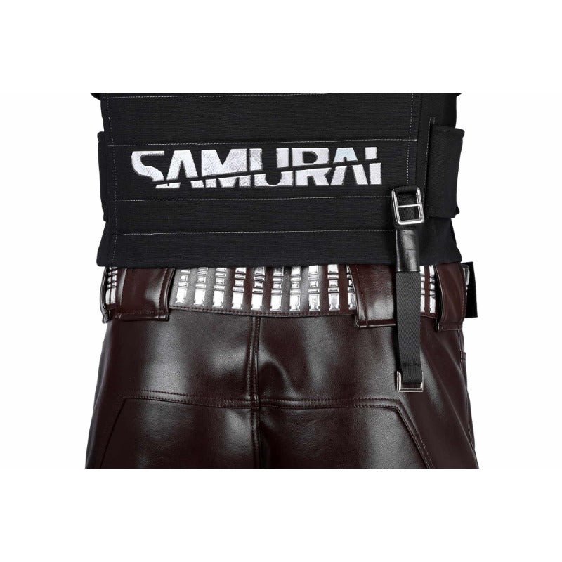 Fantasia Johnny Silverhand Cosplay Veste Sem Mangas para Festa de Halloween - Estrela Cosplay