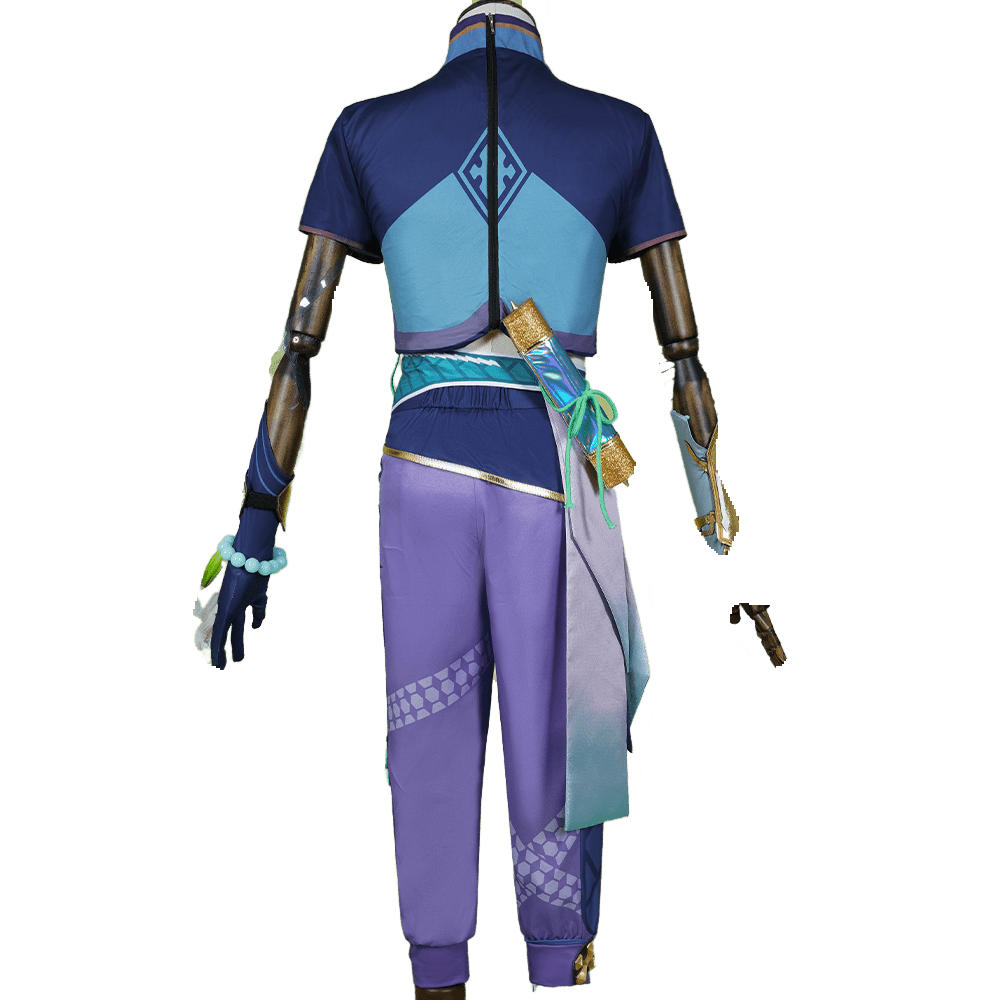 Fantasia de Baizhu de Genshin Impact – Roupa Premium de Anime para Fãs - Estrela Cosplay