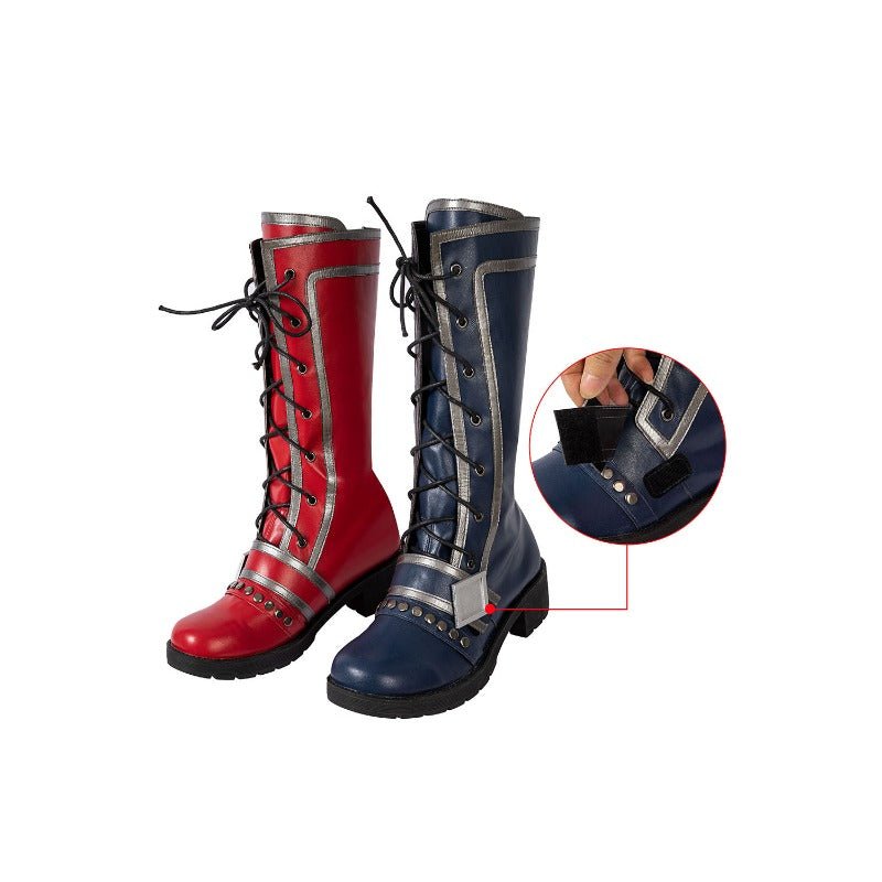 Traje de Cosplay Harley Quinn Esquadrão Suicida: Mate a Liga da Justiça Fantasia de Halloween - Estrela Cosplay