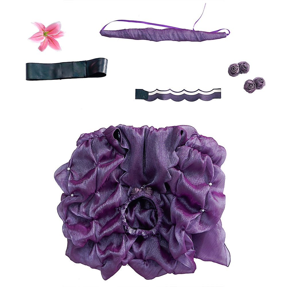 Elegância Floral – Traje Cosplay de Rei Ayanami Inspirado em Neon Genesis Evangelion - Estrela Cosplay