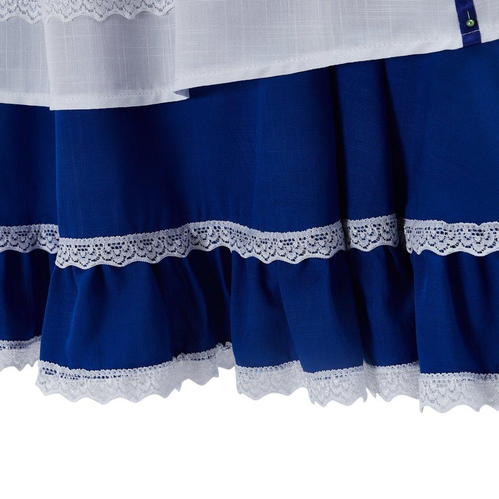 Vestido de Cosplay da Princesa Belle - Vestido de Empregada Azul para Mulheres - Estrela Cosplay