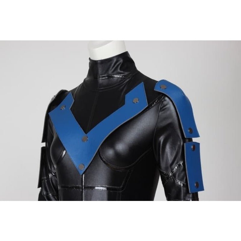 Fantasia Cosplay Arkham City Dick Grayson Nightwing Bodysuit para Halloween - Estrela Cosplay
