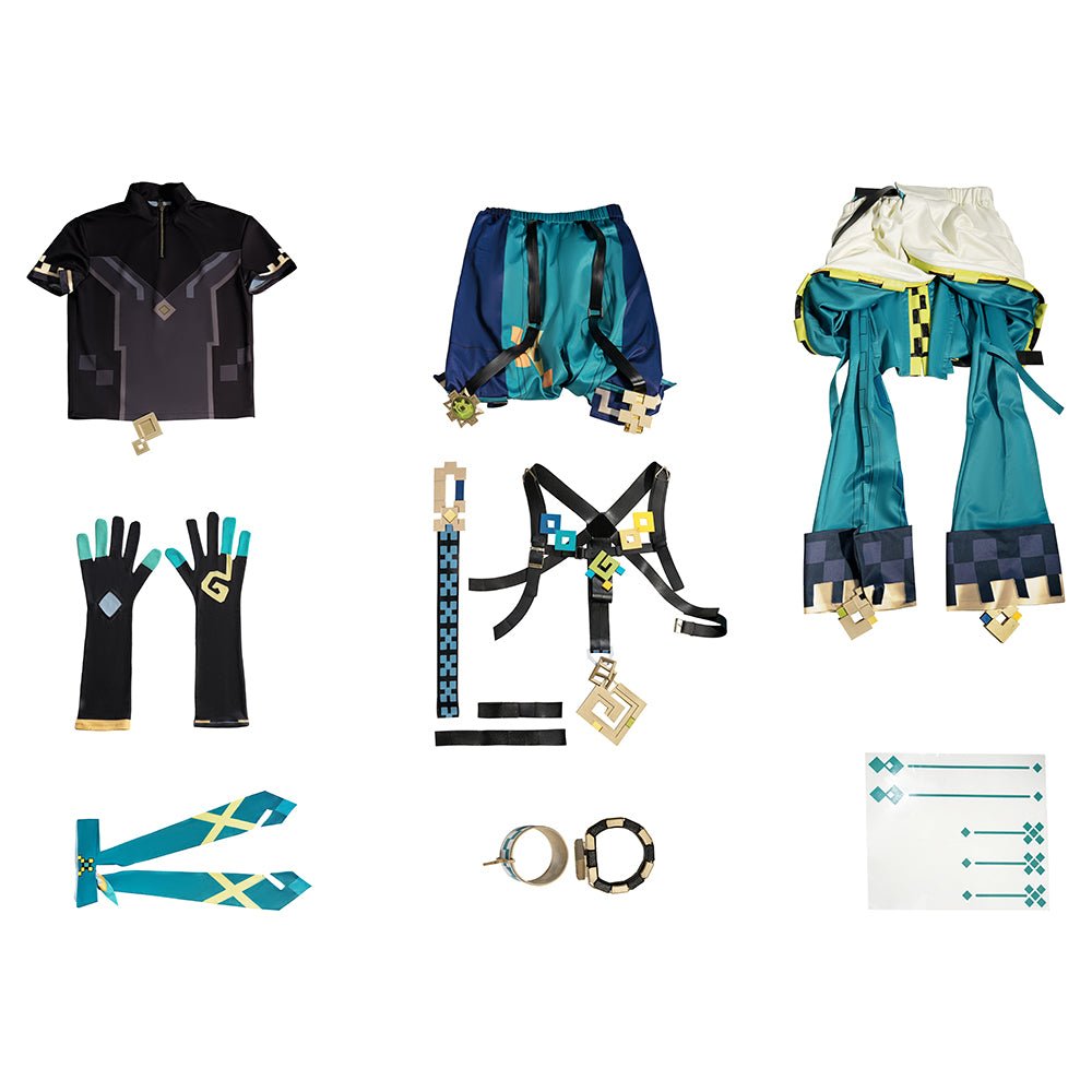 Fantasia Cosplay Genshin Impact Kinich - Alta Qualidade - Estrela Cosplay