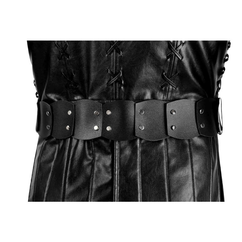 The Witcher 3: Wild Hunt Fantasia de Cosplay de Geralt para Homens – Casaco, Calças e Camisa – Traje de Halloween - Estrela Cosplay