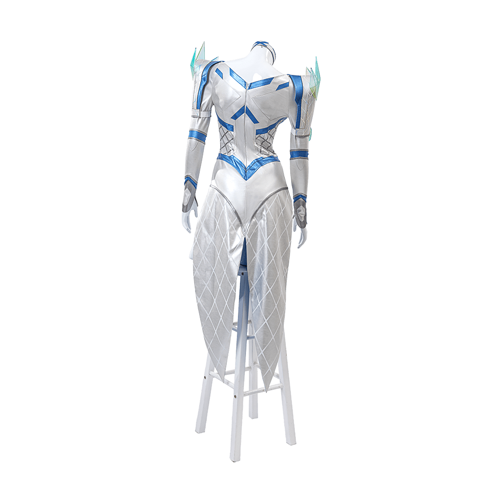 Fantasia de Cosplay Emma Frost Marvel Contest of Champions - Qualidade Premium - Estrela Cosplay