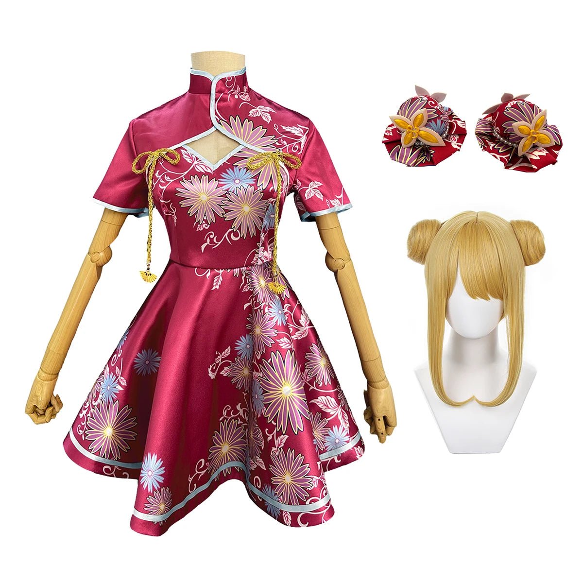OSHI NO KO Anime Ruby Hoshino Cosplay Vestido Cheongsam Chinês Acessório de Cabelo Presente Festa Halloween Natal - Estrela Cosplay