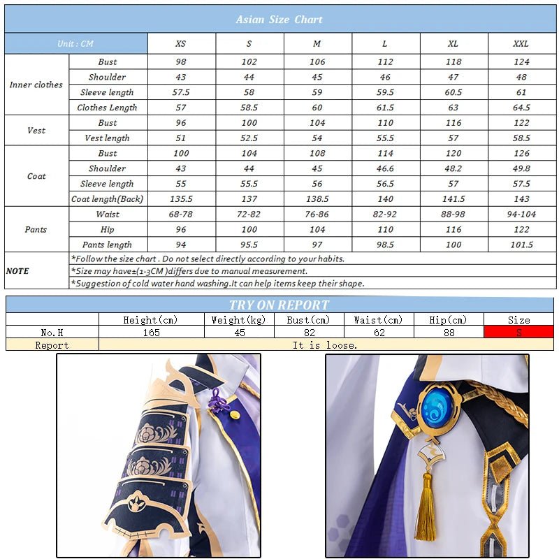 Fantasia de Cosplay Kamisato Ayato de Genshin Impact - Conjunto Completo para Homens - Estrela Cosplay