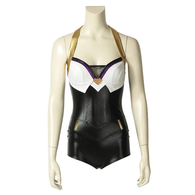 Fantasia de Cosplay K/DA Ahri de League of Legends - Roupa de Couro Elegante para Fãs de Cosplay - Estrela Cosplay
