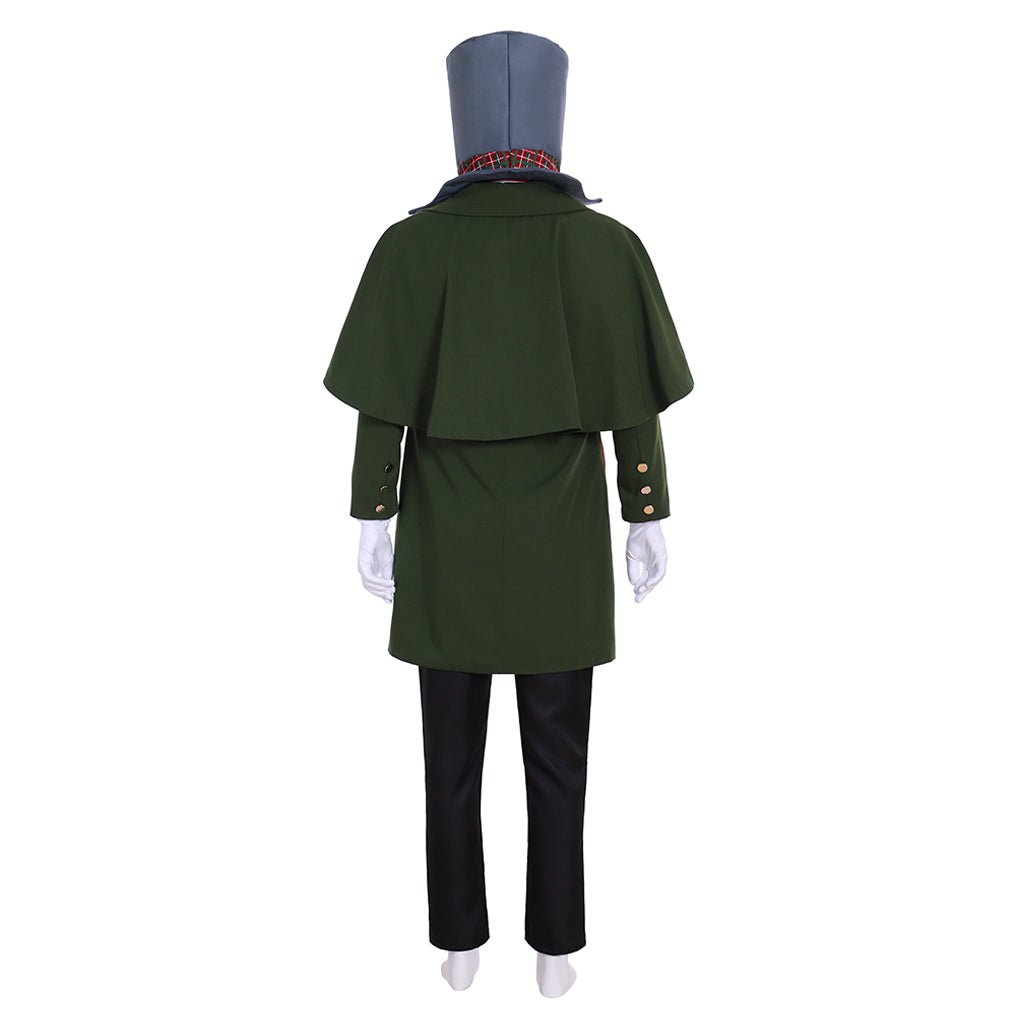 Fantasia de Gentleman Vitoriano para Carolista de Natal - Traje Dickensiano para Homens - Estrela Cosplay