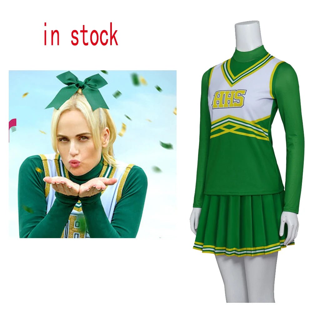 Fantasia de Cheerleader Rebel Wilson Último Ano para Meninas – Uniforme Escolar - Estrela Cosplay