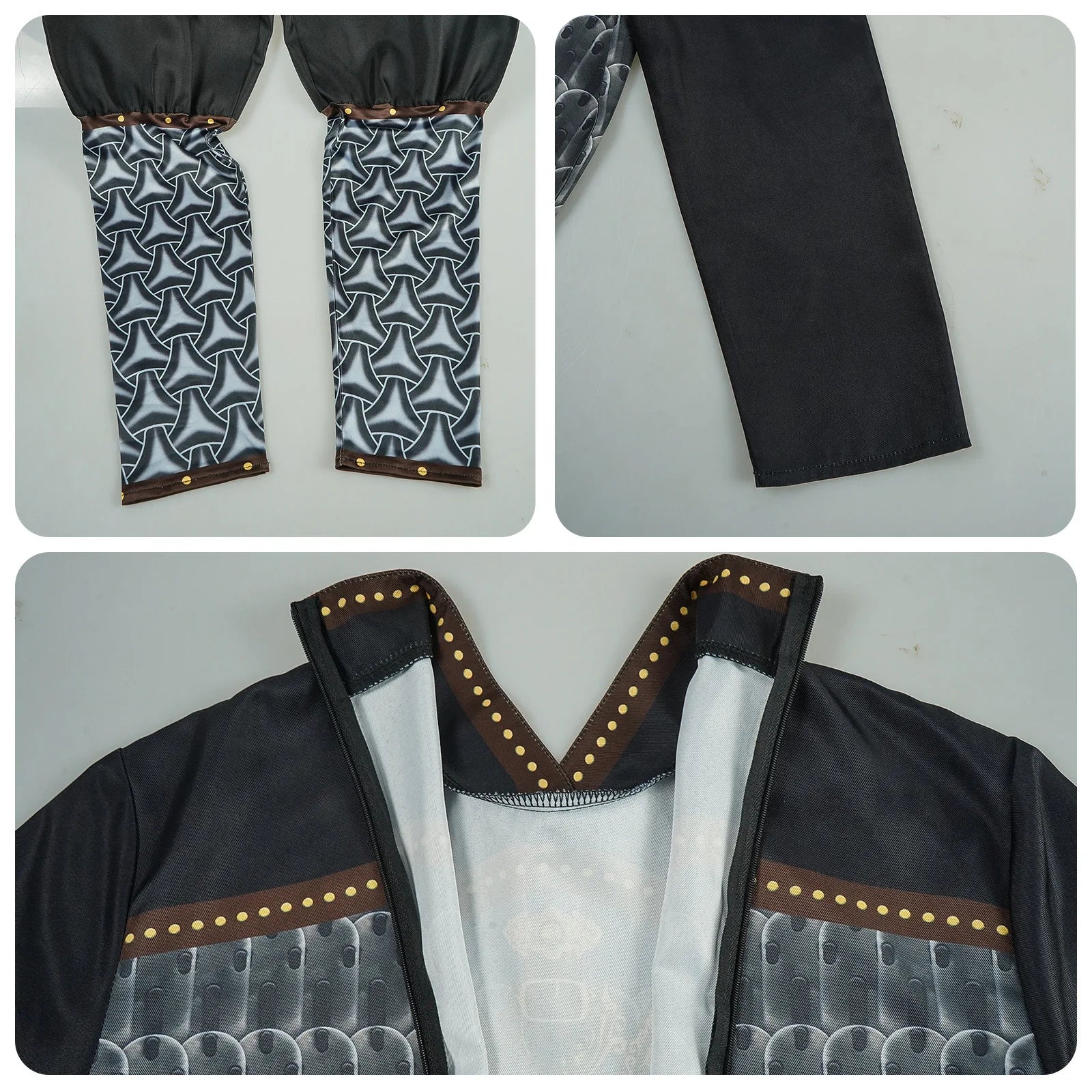 Fantasia de Cosplay Erlang Shen – Black Myth Wukong Traje de Batalha Yang Jian | Fantasia de Halloween para Adultos - Estrela Cosplay