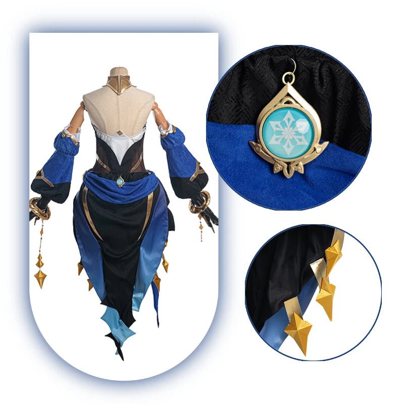 Fantasia Layla Cosplay Genshin Impact Mulheres Dançarinas Exóticas Sumeru Fantasia Completa - Estrela Cosplay
