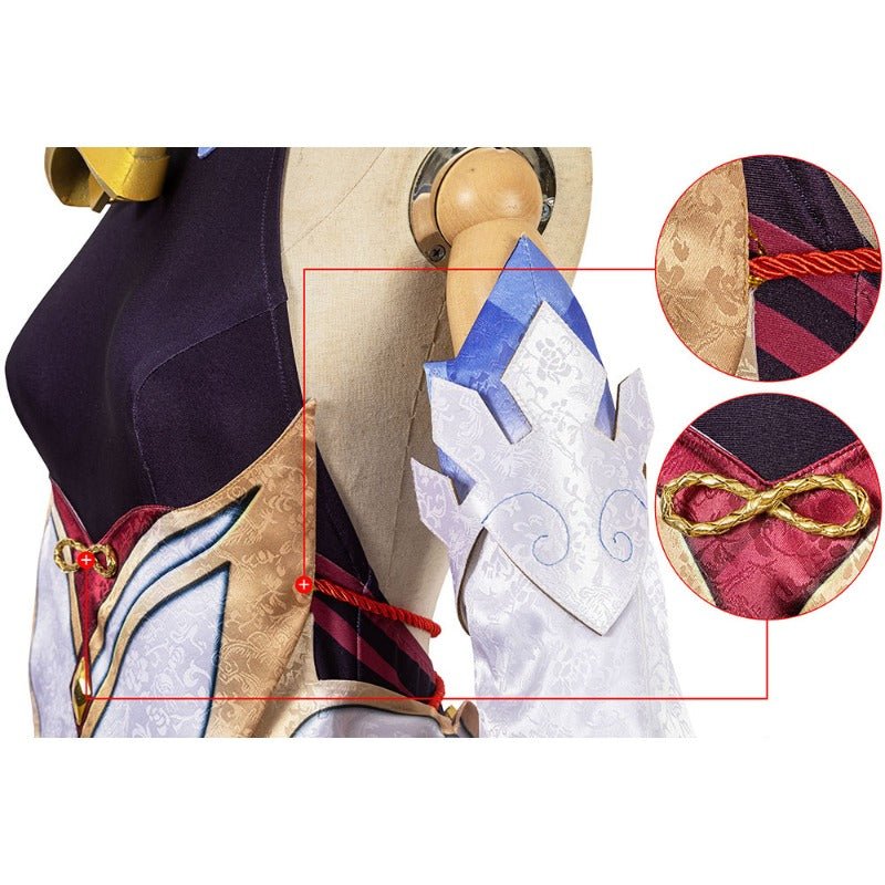 Fantasia Cosplay Genshin Impact GanYu - Macacão Traje Halloween - Estrela Cosplay