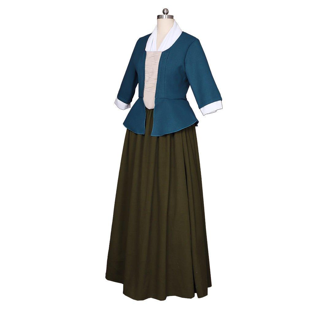 Vestido de Cosplay Claire Fraser Outlander | Traje Colonial Escocês - Estrela Cosplay