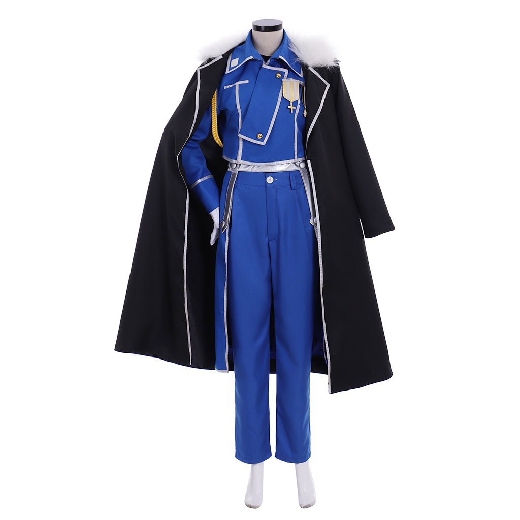 Traje de Cosplay Olivier Mira Armstrong Fullmetal Alchemist - Uniforme Autêntico - Estrela Cosplay