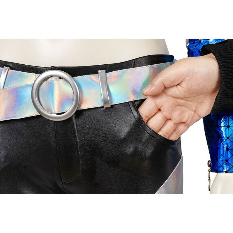 Fantasia de Cosplay Akali KDA - A Assassina Rebelde para Halloween, Natal e Comic Con - Estrela Cosplay