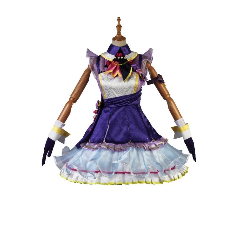 Fantasia Cosplay Idolmaster Stella Stage Destiny DLC - Roupa de Anime Autêntica - Estrela Cosplay