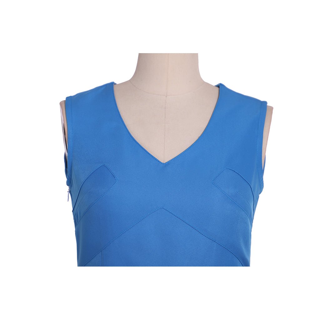 Fantasia Daenerys Targaryen Vestido Azul com Capa para Mulheres - Estrela Cosplay