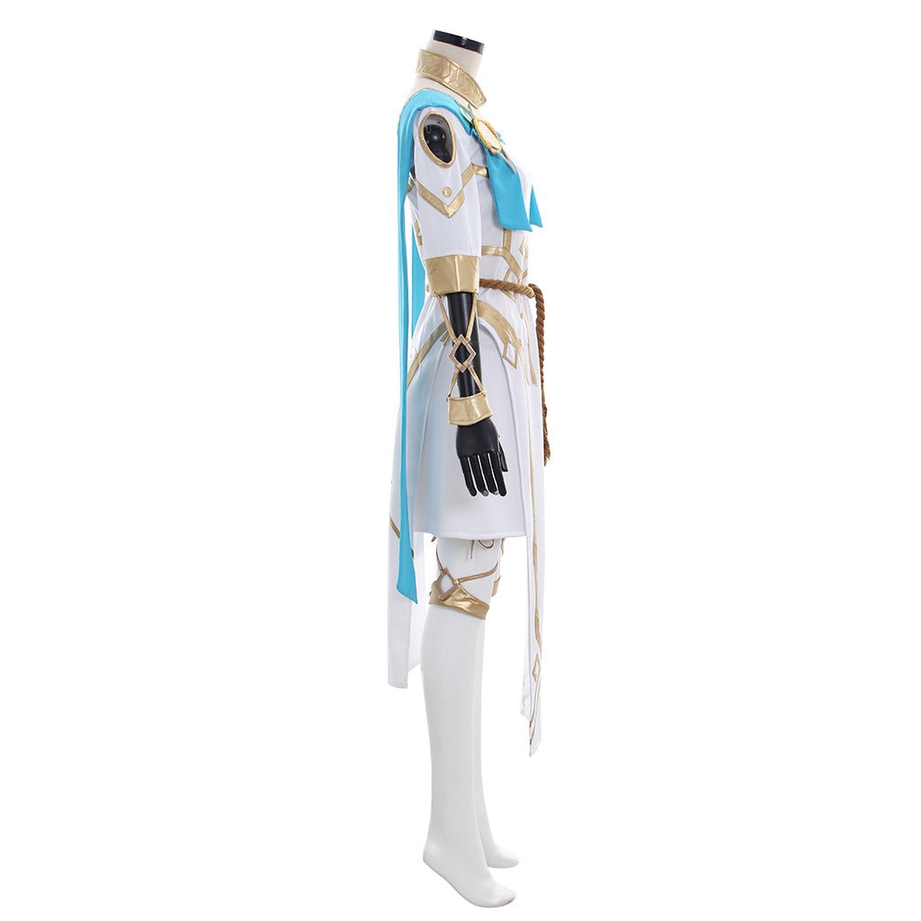Fantasia de Cosplay Overwatch Mercy Angela Ziegler Skin Jogos de Verão - Conjunto Completo - Estrela Cosplay