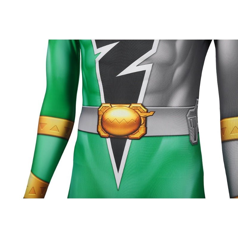 Macacão de Cosplay Power Rangers Verde para Fantasia de Halloween e Festas - Estrela Cosplay