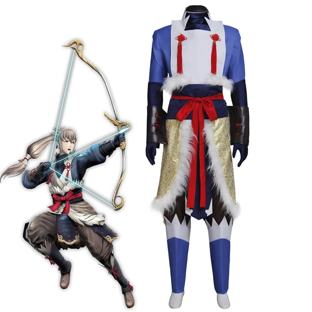 Fantasia Takumi Fire Emblem Fates Cosplay - Uniforme de Caçador para Homem Adulto, Halloween, Natal, Guerreiro Disfarce - Estrela Cosplay