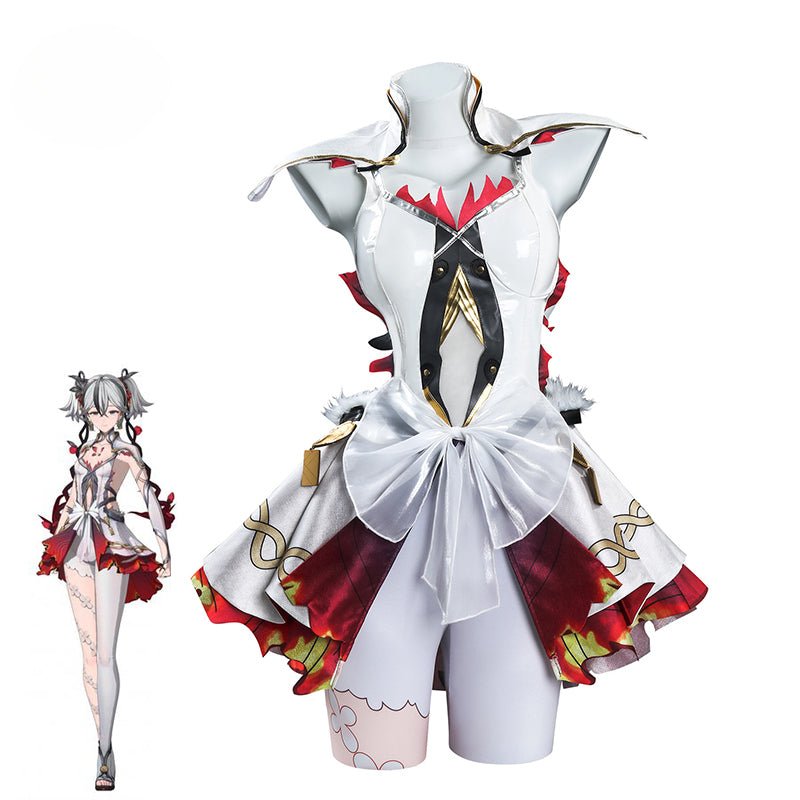 Traje de Cosplay Camellya de Wuthering Waves - Portadora da Flor das Praias Negras - Vestido para Mulheres - Fantasia para Festa de Halloween - Estrela Cosplay