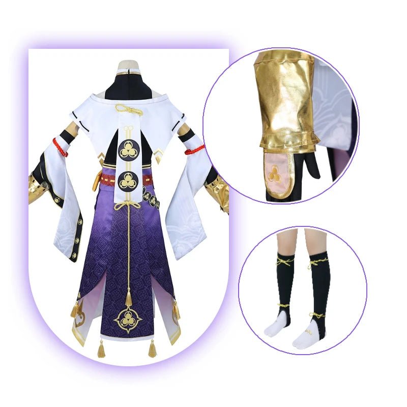 Fantasia Kujou Sara Genshin Impact - Fantasia Sara Mulher Vestido Conjunto Completo com Chapéu Vermelho - Estrela Cosplay