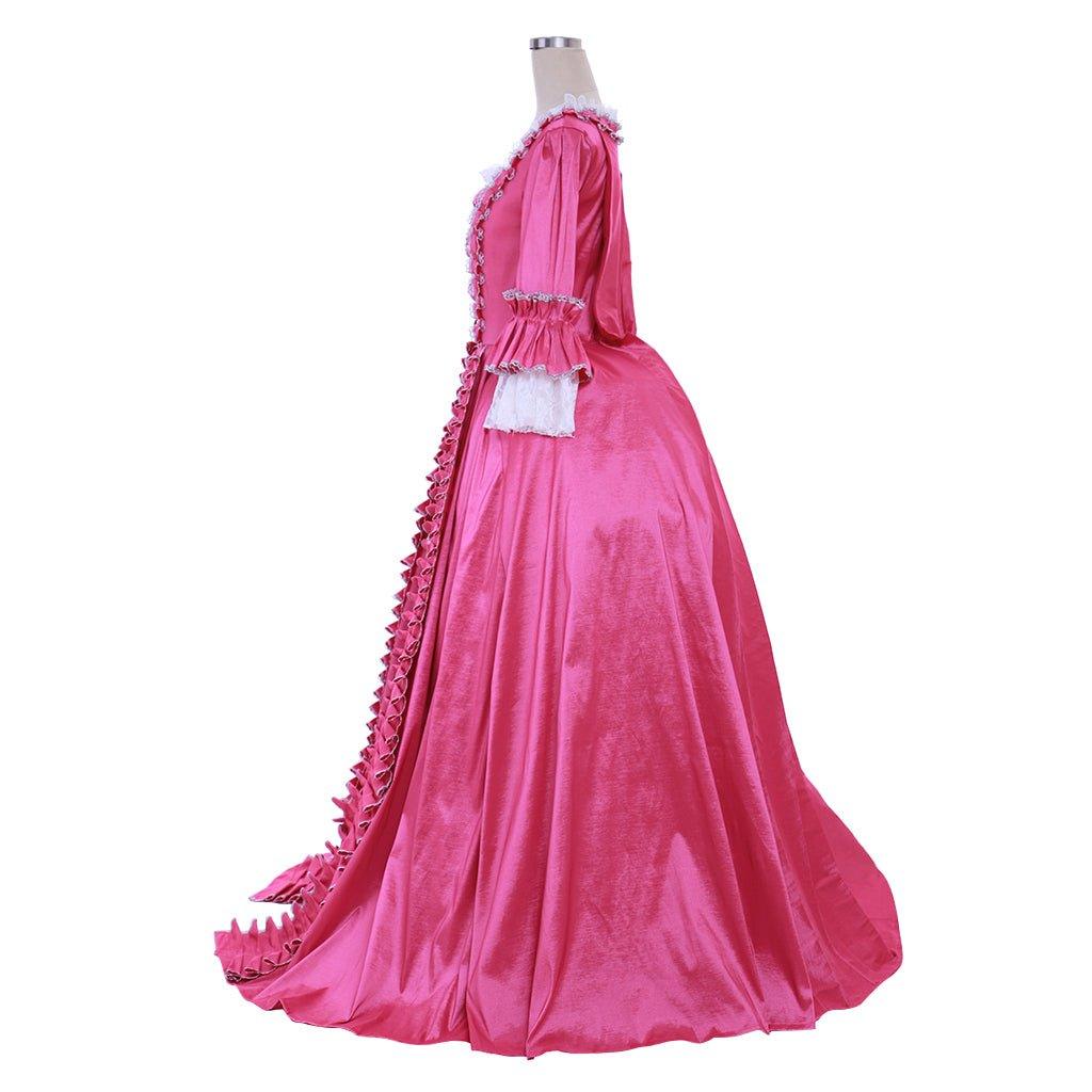 Vestido de Baile Colonial Marie Antoinette Século 18 | Vestido Princesa Vintage Vitoriano - Estrela Cosplay