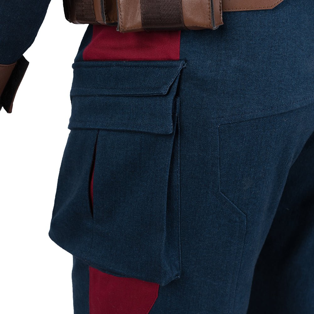 Fantasia de Cosplay do Capitão América - Avengers: Endgame - Réplica Premium do Filme - Estrela Cosplay