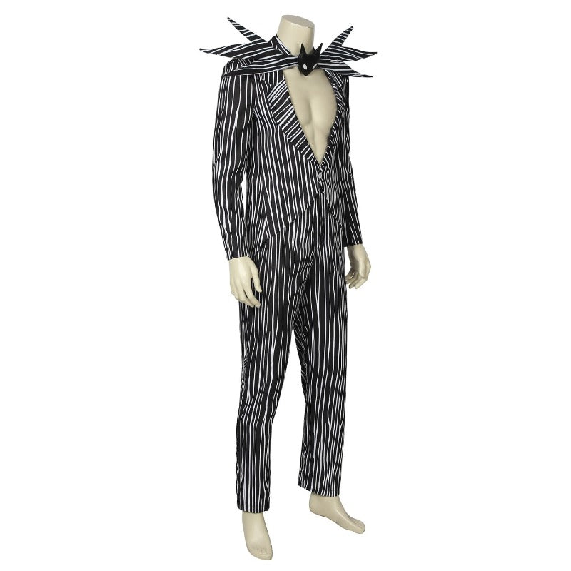 Fantasia Jack Skellington - Traje Listrado Preto para Halloween e Cosplay por Estrela do Cosplay - Estrela Cosplay