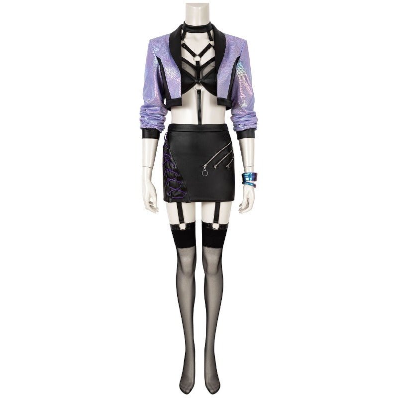 Fantasia de Cosplay League of Legends KDA All Out Evelyn 2020 Tamanho Padrão - Estrela Cosplay