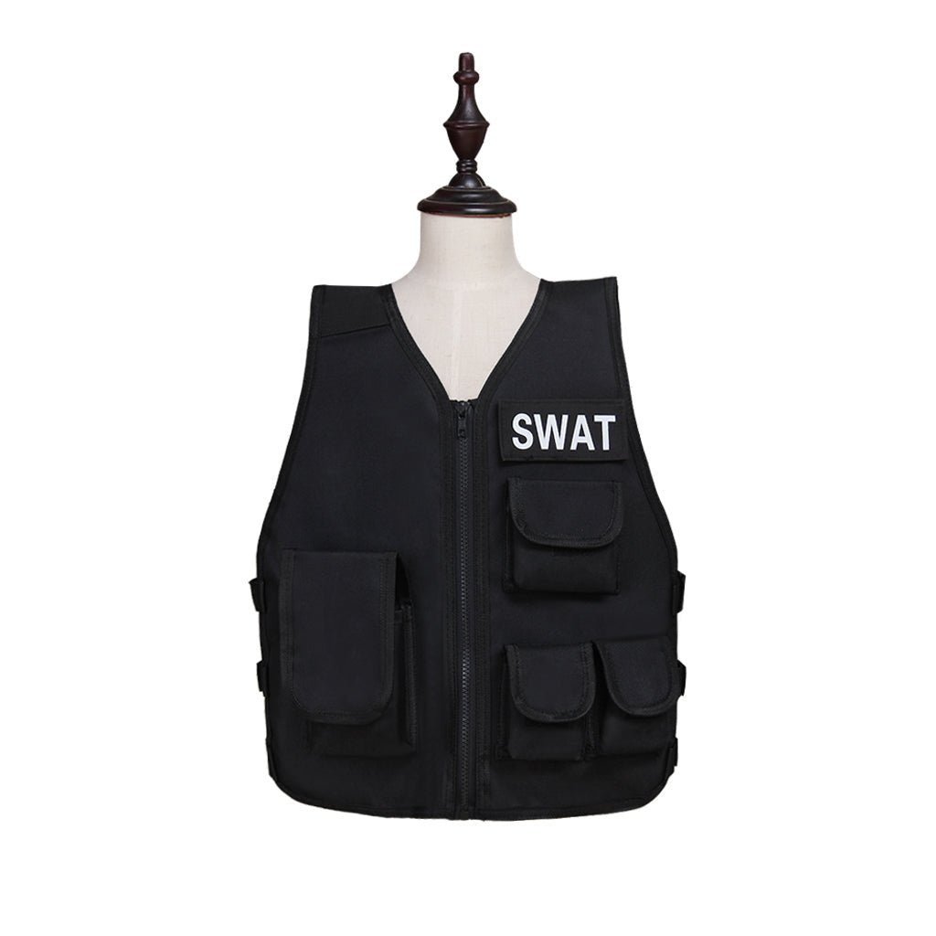 Colete Tático Airsoft para Crianças, Colete de Caça Camuflado, Fantasia Tática para Cosplay, Colete para Jogos de Guerra Sniper CS - Estrela Cosplay