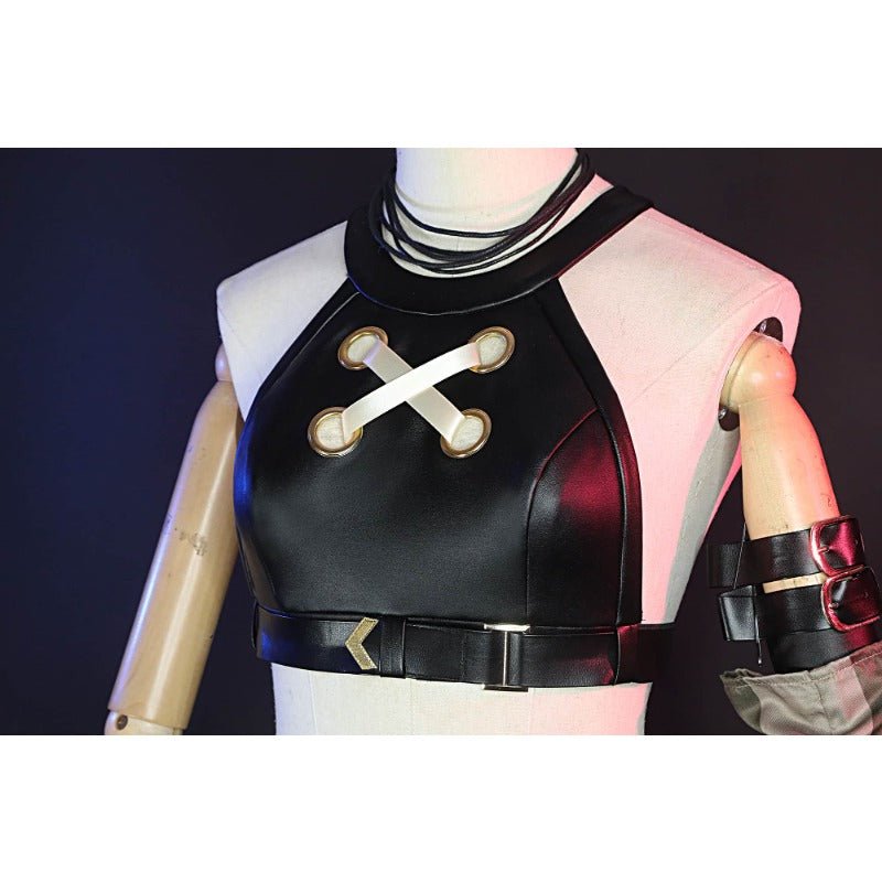 Fantasia Arcane Jinx Cosplay - Crit Loli Loose Cannon com Sapatos e Peruca para Mulheres - Estrela Cosplay